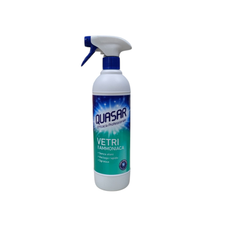 INALBITORI SI SOLUTII PETE - QUASAR SPRAY SOL.GEAM CU AMONIAC 580ML