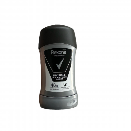 DEODORANTE SI ANTIPERSPIRANTE - REXONA MEN STICK 50ML INVISIBLE B&W