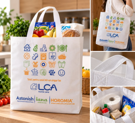 PRODUSE UZ CASNIC SI MENAJ - Sacosa reutilizabila din material textil(PP15KG LCA +ecotaxa 0.15)