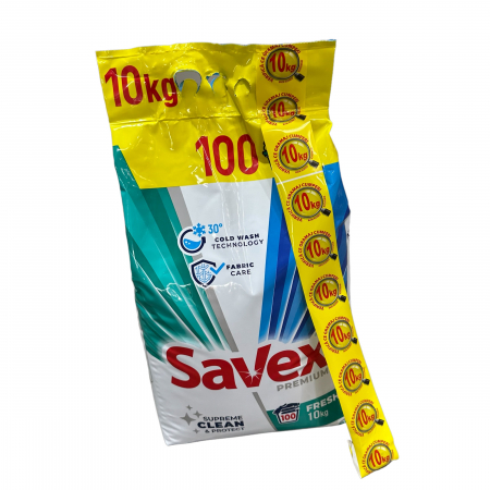 DETERGENTI - SAVEX 10KG FRESH