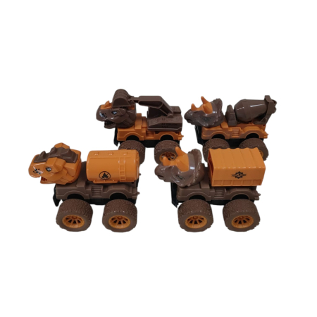 JUCARII - SET 4 MASINUTE DINOSAUR YL7522 3-6 (669-33)