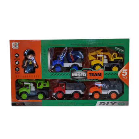 JUCARII - SET 5 MASINI BJ658 6-62