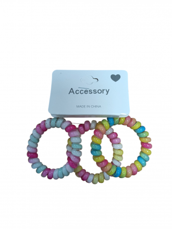 ACCESORII PAR - Set elastice de par 24D  37-7