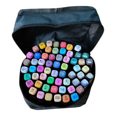PAPETARIE - Set geanta cu Marker 60 culori 26M 5-14