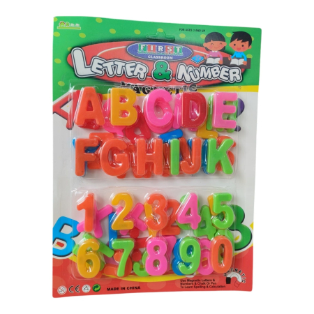 PAPETARIE - Set literele si cifre magnetice 26M 10-10