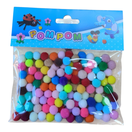 PAPETARIE - Set Pom Pom Pufarini 10 mm 26M 2-2