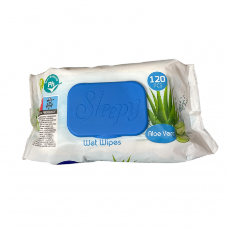 CURATENIE SI INTRETINEREA CASEI - SLEEPY (120) SERVETELE ALOE VERA