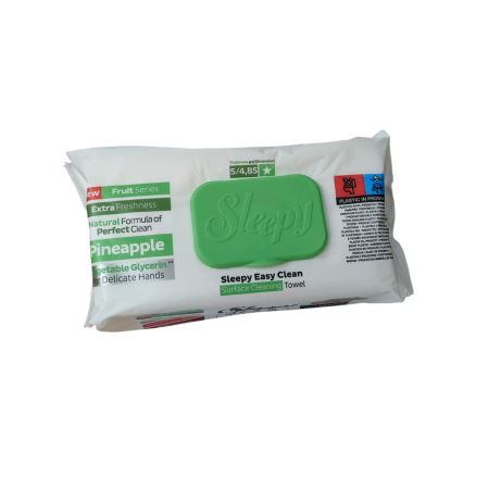 Import - SLEEPY SERVETELE multisuprafete PINEAPLE(100buc)