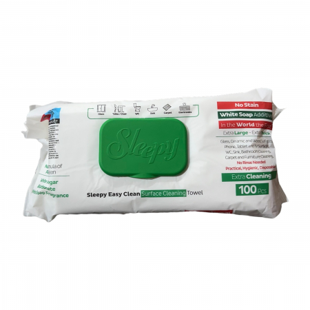 UNICA FOLOSINTA - SLEEPY SERVETELE multisuprafete WHITE(100buc)