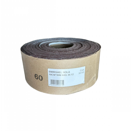 ACCESORII SCULE ELECTRICE SI CONSUMABILE - SMIRGHEL ROLA 10CM*50M 60G 30.12