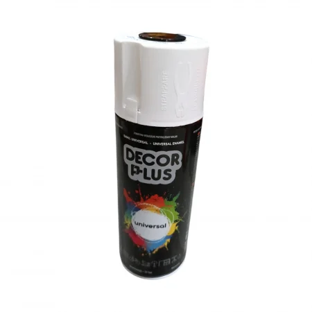VOPSELE SI DILUANTI - SPRAY DECOR-PLUS (400ml)9005 negru lucios