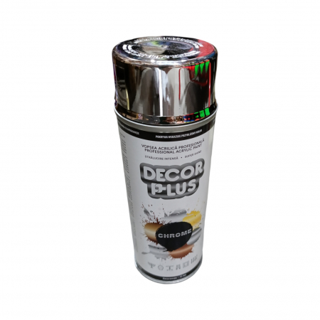 CHIMICALE - SPRAY DECOR-PLUS efect chrom argintiu