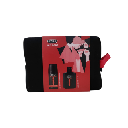 DEODORANTE SI ANTIPERSPIRANTE - STR 8 SET (EDT 100ml+deo 150ml+borseta) RED CODE