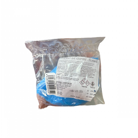 CHIMICALE - SULFAT DE CUPRU tehnic 250g