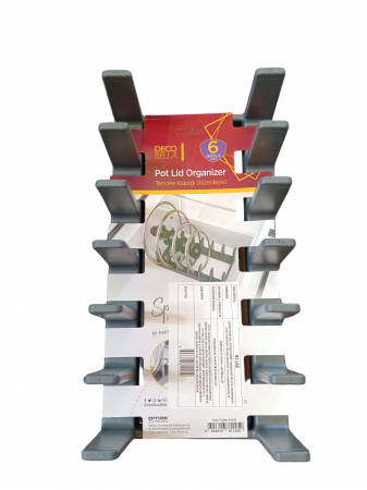 CUTII ALIMENTE, COSURI - SUPORT 6 CAPACE 28.2X15.1X9.1 cm plast