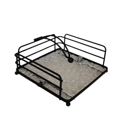 PRODUSE UZ CASNIC SI MENAJ - Suport servetele negru  24D 24-9