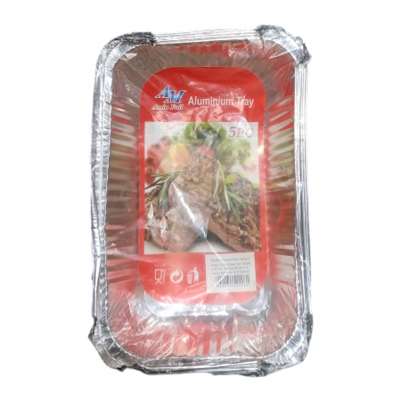 PUNGI SI FOLII ALIMENTARE - Tavite folie aluminiu, set 5pcs  M15.6