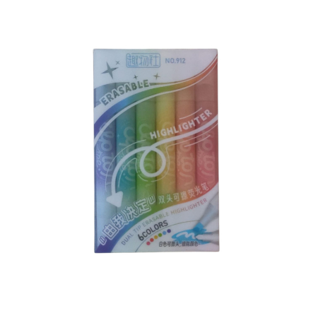 NeoSysApi - Textmarker cu stergere, set 6pcs 25J 27-18
