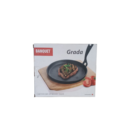 TIGAIE FONTA CU SUPORT LEMN ROT.22CM [2]