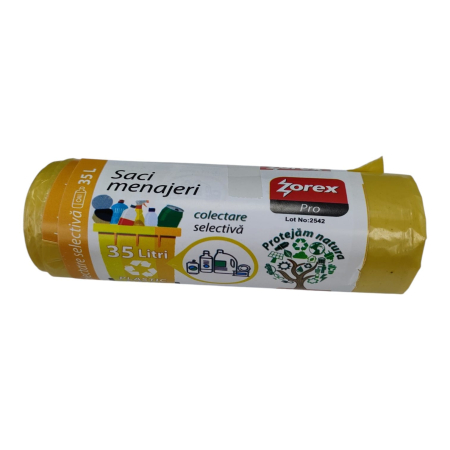 NeoSys - ZOREX SACI MENAJ 35L(15BUC) galbeni