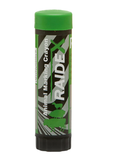 RAIDEX zöld állatjelölő kréta juhokhoz, sertésekhez és borjakhoz – 60 g [4]