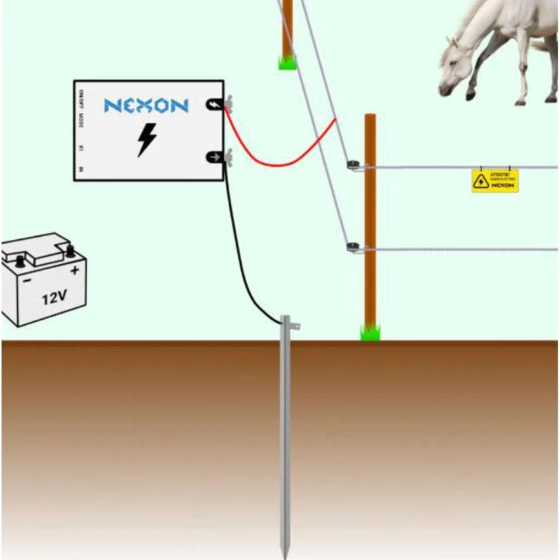 NEXON Földelő karó galvanizált 0,5 m-es [2]