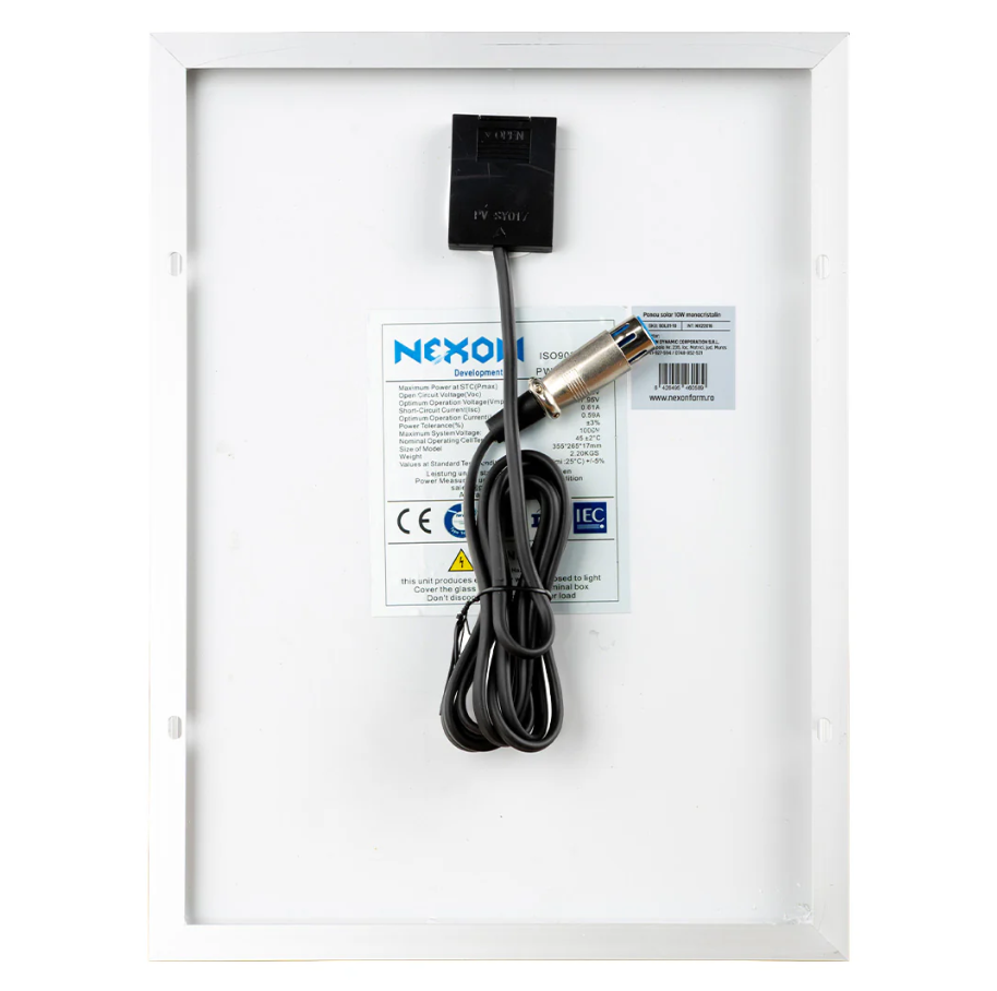 Napelem 10W Nexon HeavyShock villanypásztorokhoz tartó nélkül [3]