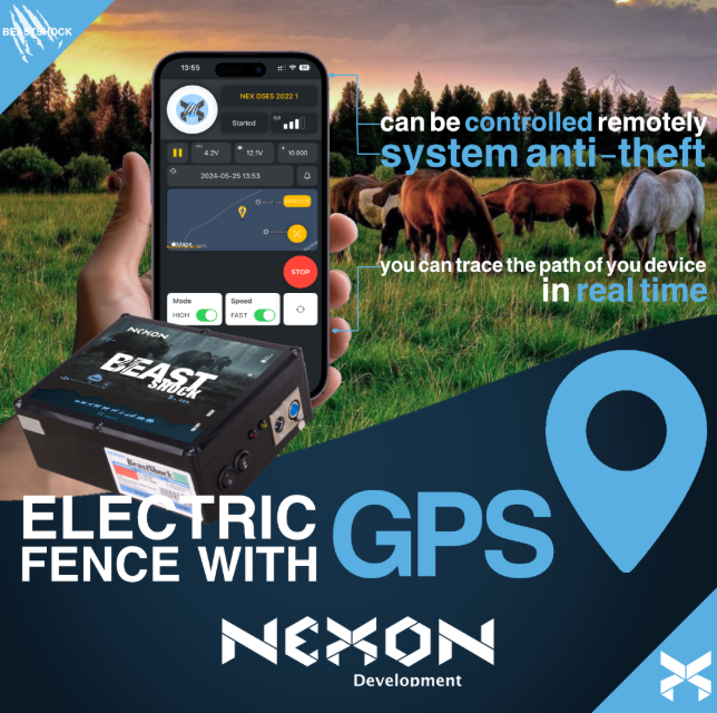 NEXON Beast Villanypásztor készülék 8.5J erősségű GPS-el beépítve [2]