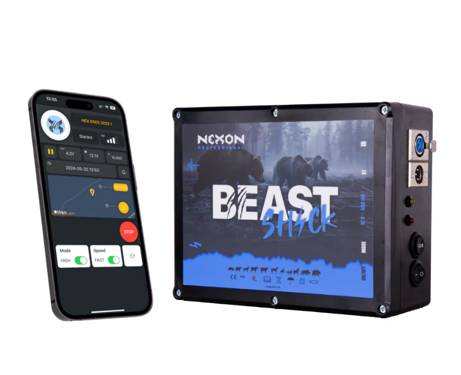 NEXON BeastShock Industrial 5.8J GPS-szel ellátott villanypásztor készülék [1]