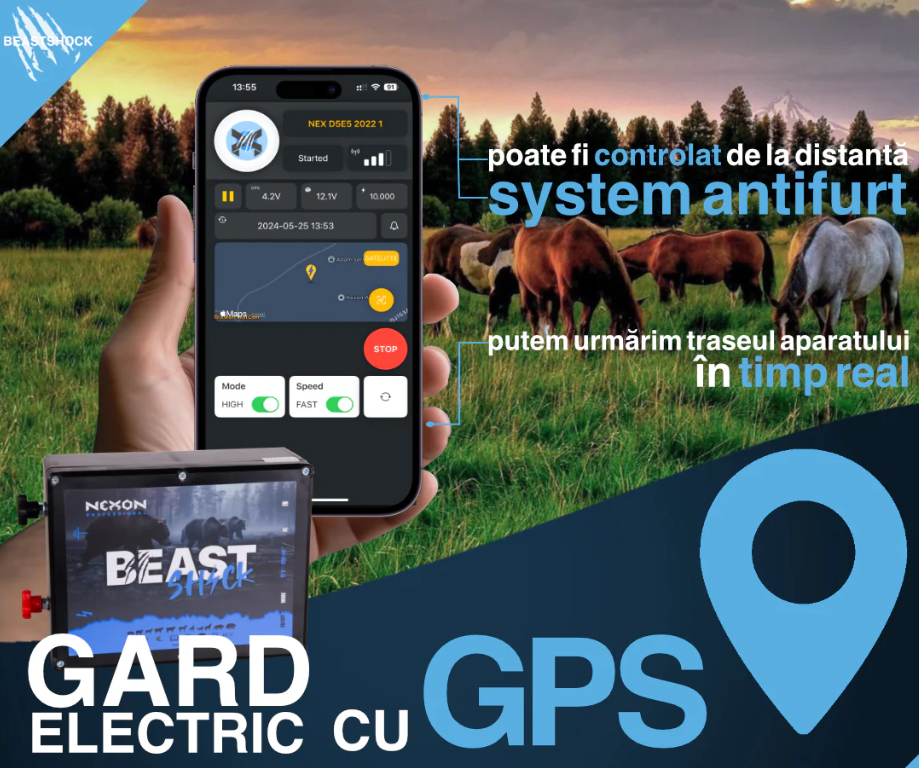 NEXON BeastShock Industrial 6.8J GPS-szel ellátott villanypásztor készülék [2]