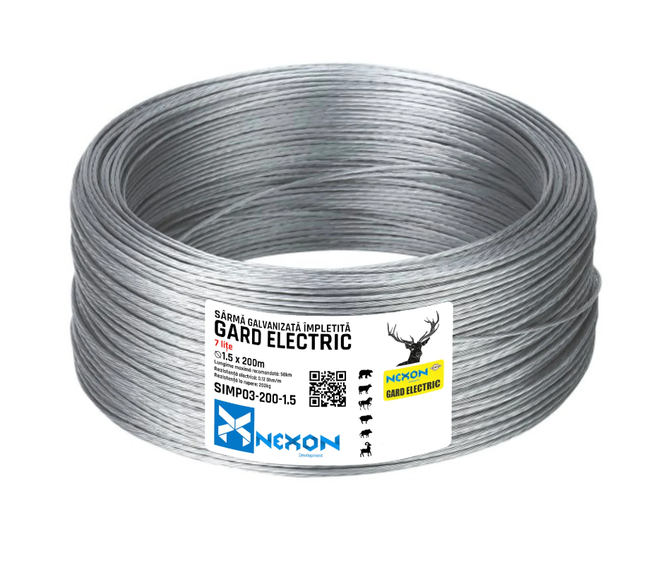 NEXON fonott drót 200m 1,5 mm átmérővel [1]