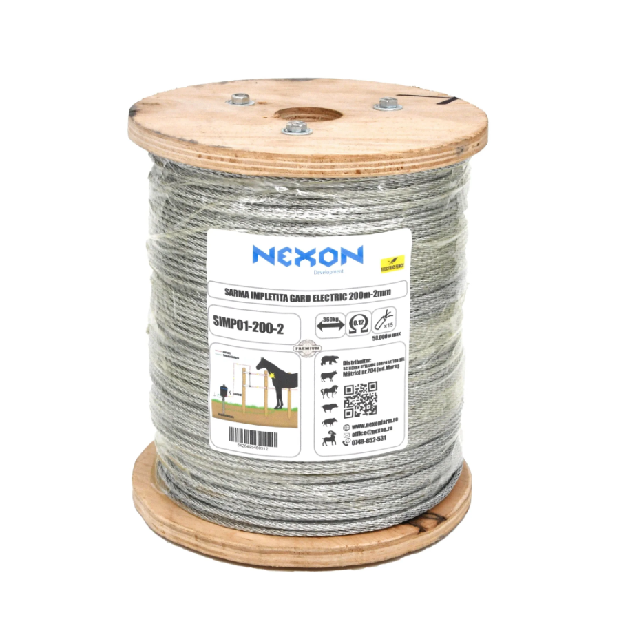 NEXON fonott drót 200m 2mm átmérővel [1]