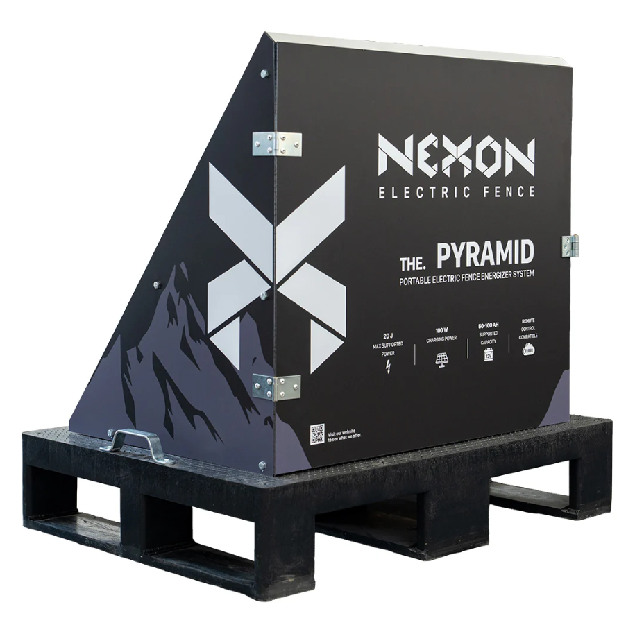 NEXON PYRAMID 10J GPS hordozható villanypásztor napelemmel és akkumulátorral [6]