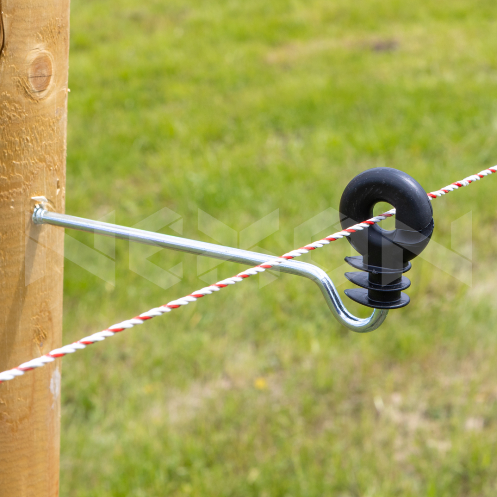 NEXON Villanypásztor szigetelő 21 cm-es távolságtartó, fa oszlophoz [4]