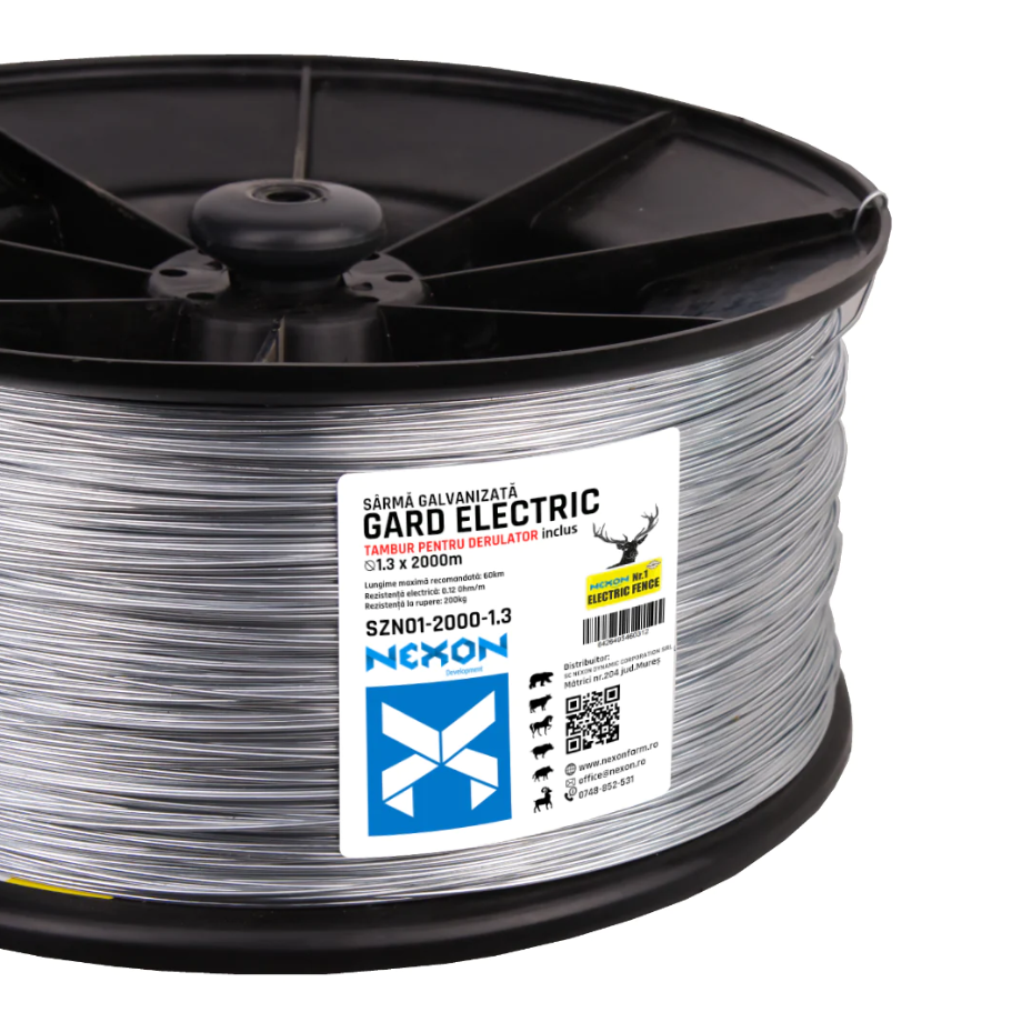 NEXON Galvanizált drót 1,3 mm 2000m tekercsben ±200kg [2]