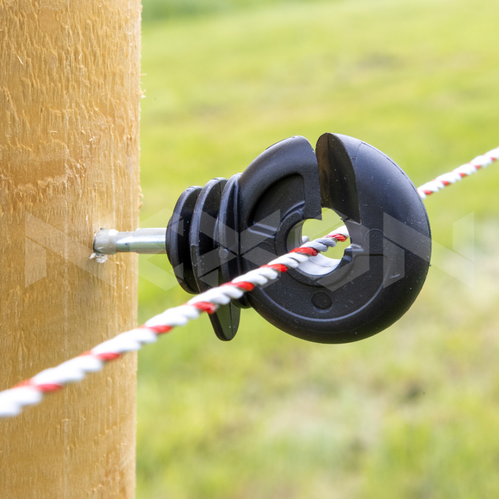 Villanypásztor gyűrűs szigetelő - 100 darabos készlet menetes rögzítővel - NEXON Extra [6]