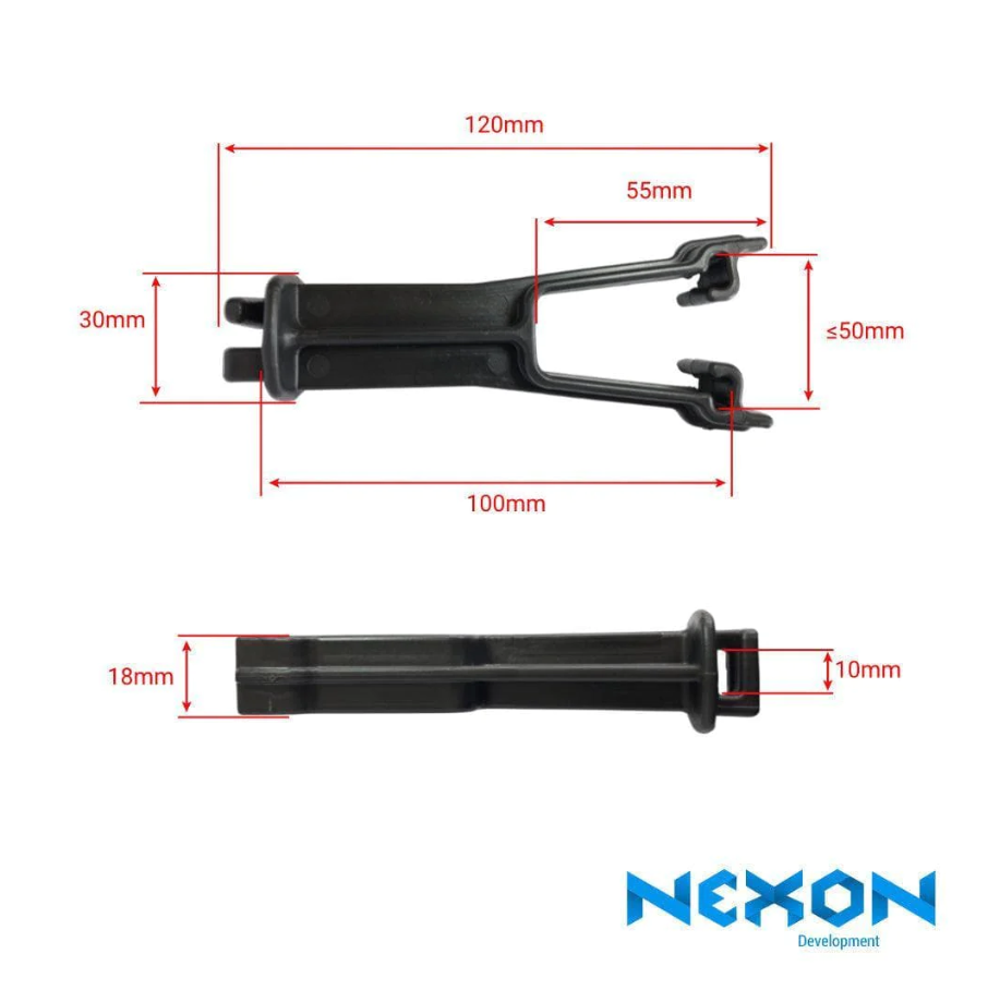 NEXON Villanypásztor hálóra rögzíthető szigetelő - 50 db [3]