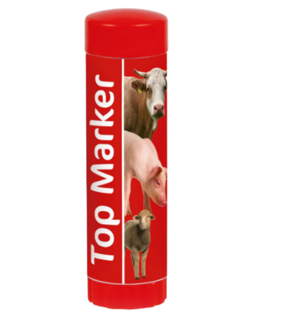 TopMarker piros állat jelölő kréta sertésekhez, juhokhoz és szarvasmarhákhoz – 60 ml [1]