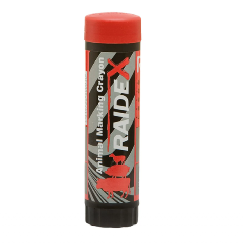 RAIDEX piros állatjelölő kréta juhokhoz, sertésekhez és borjakhoz – 60 g [3]