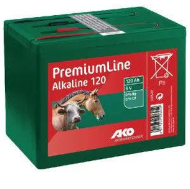 9V-os száraz elemek - 9V 120Ah száraz alkáli akkumulátor elektromos kerítéshez