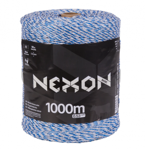 Villanypásztor zsinór/drót - NEXON BASIC 4 fémszálas 90 kg zsinór