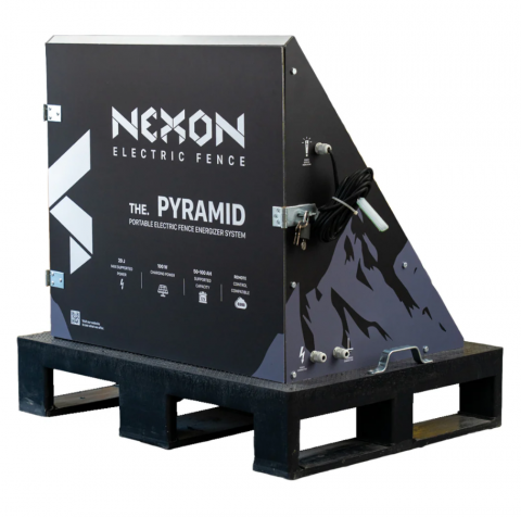 NEXON PYRAMID 10J GPS hordozható villanypásztor napelemmel és akkumulátorral [8]