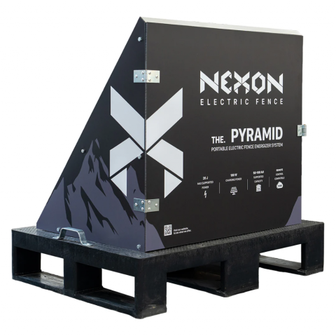 NEXON PYRAMID 10J GPS hordozható villanypásztor napelemmel és akkumulátorral [5]