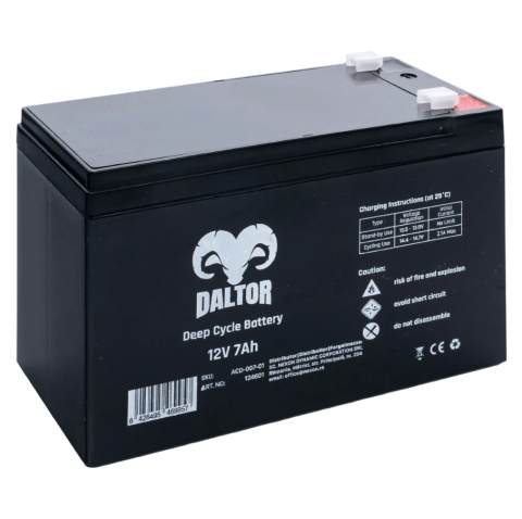 Ólom savas akkumulátor villanypásztorhoz, napelemmel rendszerekhez 12V 7AH [1]