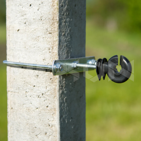 Szigetelő konzol betonoszlopra metrikus szigetelőhöz 80x80 mm-es oszlophoz [1]