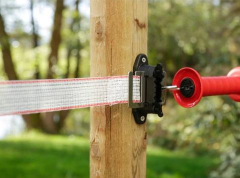 Szigetelők - Villanypásztor dupla szigetelő – Profi - szalag/vezeték