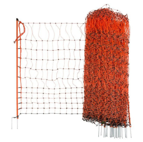 Hálók - Villanypásztor háló szárnyasoknak NEXON, 2 tüskével, 106 cm magas