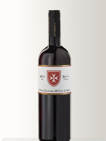 Vinuri dupa fel - Merlot rezerva,  editia limitata Ordin Suveran de Malta.