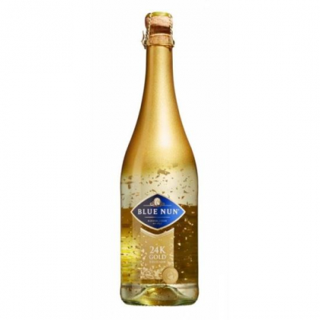 Vinuri Germania - Vin Spumant Blue Nun - Gold Edition. Vin Spumant cu foita de aur!