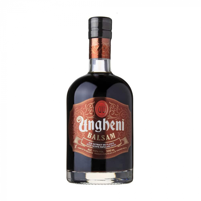 BALSAM DIGESTIV CU EXTRACT NATURAL DE PLANTE - VINĂRIA UNGHENI 0,5L [1]
